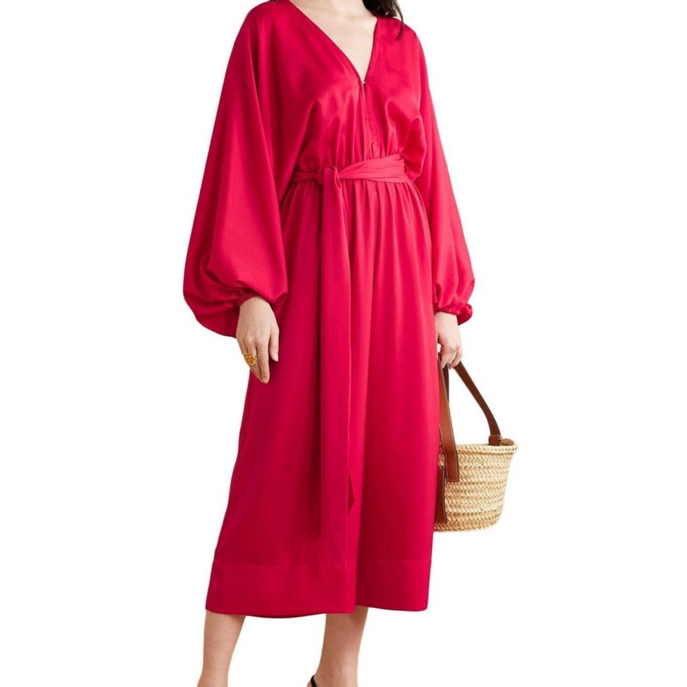 NWOT RHODE Jumpsuit- Fuschia/Red